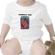 ¿DÓNDE ESTÁ LA TURQUÍA? camisa del bebé