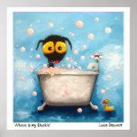 Donde está mi duckie poster