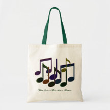 Donde hay música bolsa de mano