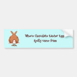 Donde los huevos de Pascua vienen de pegatinas par Pegatina De Parachoque
