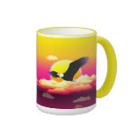 Donde taza de la mosca de Eagles