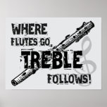 ¡Donde van las flautas, el triple sigue! Poster