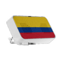Doodle de la bandera de Colombia Notebook Altavoz