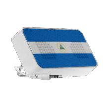 Doodle de la bandera de Nicaragua Laptop Altavoz