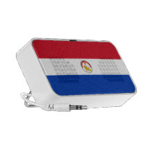 Doodle de la bandera de Paraguay iPod Altavoz