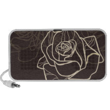 doodle de la flor sistema altavoz