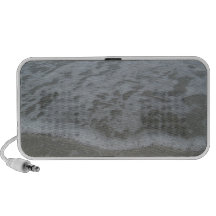 Doodle de la orilla de la playa notebook altavoz