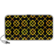 Doodle del amarillo de la fruta cítrica mp3 altavoces