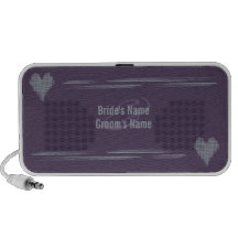 Doodle del boda del añil iPod altavoz