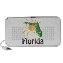 Doodle soleado del logotipo de la Florida iPod Altavoz