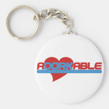 Dork adorable de Adorkable Llaveros Personalizados