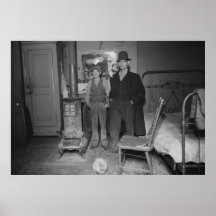 Dormitorio de la Gran Depresión, los años 30 Impresiones