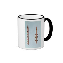 Dos arpones, período paleolítico superior taza de café