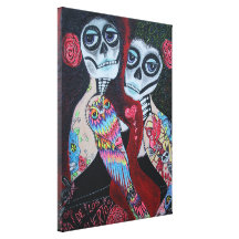 Dos Canvas Print de Senoritas Stretched Lona Estirada Galerias