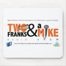 Dos cartas francas y Mike Tapete De Ratón