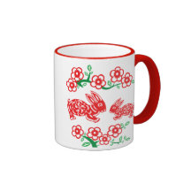 Dos conejos taza