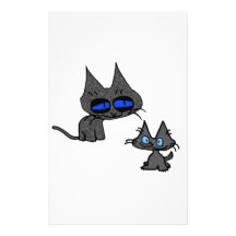 Dos gatitos lindos papeleria