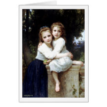 Dos hermanas que pintan por William-Adolphe Bougue Felicitaciones