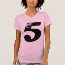 dos más 2 es cinco camisetas