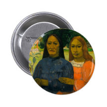 Dos mujeres - Paul Gauguin Pins
