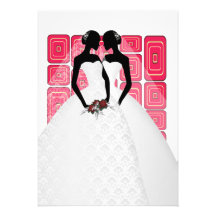 Dos novias en casarse de los vestidos nupciales comunicados personales 