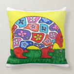 Dos osos de la flor almohada