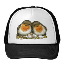 dos petirrojos gorra