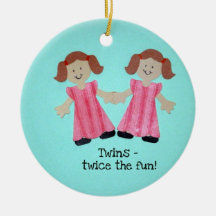 ¡Dos veces la diversión! Ornaments Para Arbol De Navidad