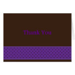 DotStrip Notecard-Violeta/Brown Tarjetón