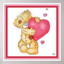 Dovey precioso Teddybear Poster