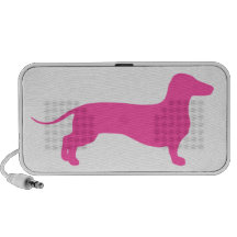 Doxie rosado iPhone altavoz