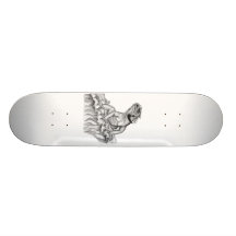 Drache am Felsen Skateboard Deck