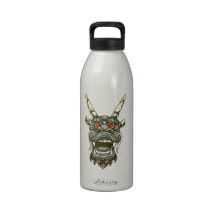 Drache Drachenkopf dragon head Trinkflasche