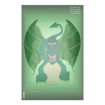 Draco en vuelo  papeleria de diseño