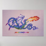 Dracoarchaeoptryxceltis, por Darlene P. Coltrain Posters
