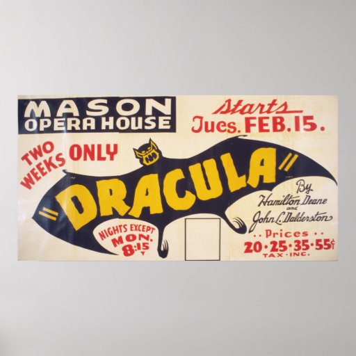 Drácula por Hamilton Deane Poster