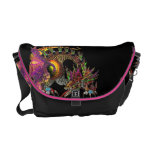 DRAGO, negro, amarillo rosado Bolsa Messenger