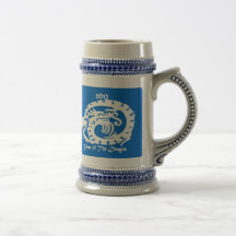 Dragón 2012 que celebra Año Nuevo chino Tazas