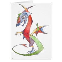 dragón abstracto felicitaciones