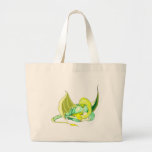 Dragón amarillo de la fantasía bolsa