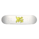 Dragón amarillo patines 