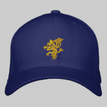 dragón AMARILLO tribal gorras bordados
