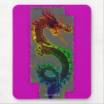 Dragón asiático, chino, mítico, año del dragón alfombrilla de raton