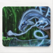 Dragón azul Mousepad Alfombrillas De Ratones