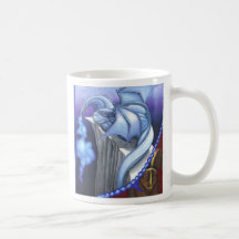 dragón azul tazas de café