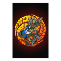 Dragon Bass 03 レター用品デザイン