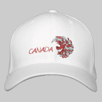 dragón Canadá del sol, gorras bordados
