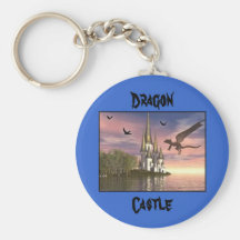 Dragón, castillo llaveros