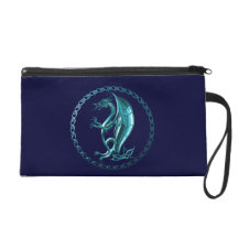 Dragón céltico azul