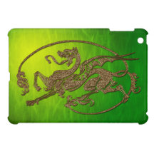 dragón céltico tallado 3D-effect de la Metal-mirad